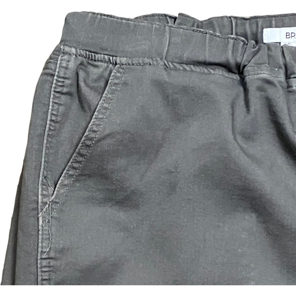 BP Mens Cotton Blend Joggers SZ XL Gray Elastic Waist Drawstring Stretch Pockets - Picture 3 of 9